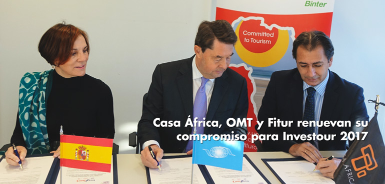 Casa África renueva su colaboración con la OMT y Fitur para la próxima edición de Investour