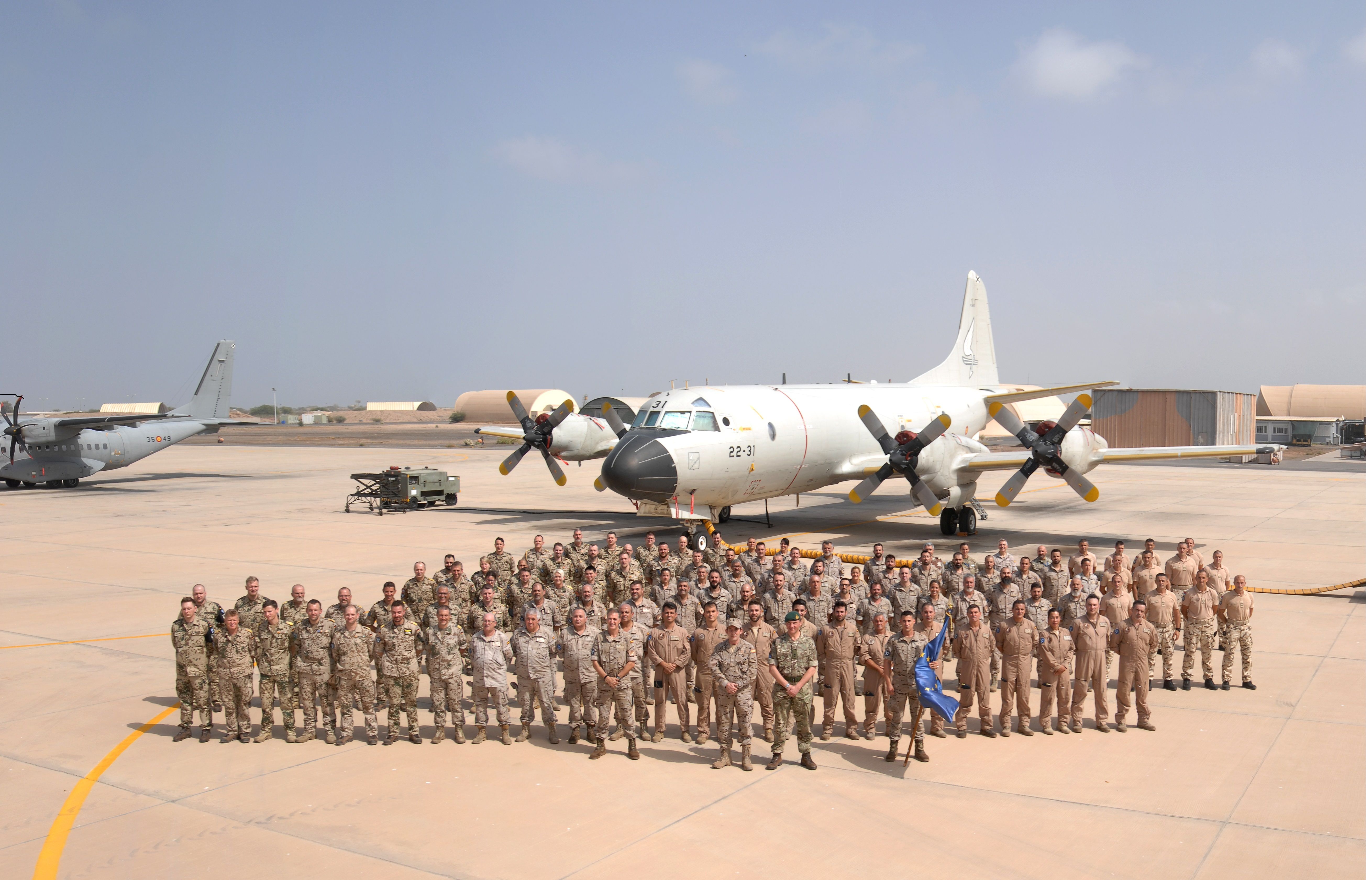 Imagen de Destacamento Orión, en Yibuti. Foto cedida por el Ejército del Aire